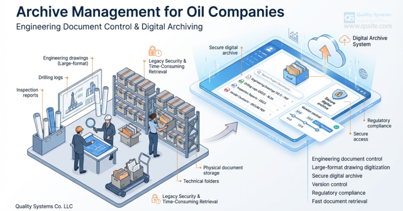 Archive Management for Oil Companies