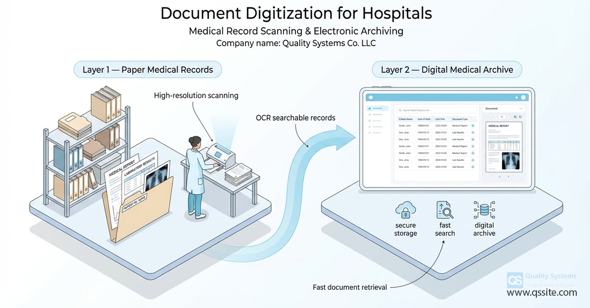 Document Digitization for Hospitals: A Complete Guide to Medical Record Scanning and Electronic Archiving